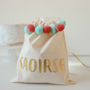 Personalised Pompom Party Bag, thumbnail 1 of 6