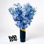 Glacier Blue Delphinium Fresh Flower Bouquet, thumbnail 2 of 3