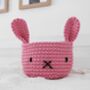 Crochet Bunny Basket, thumbnail 2 of 9