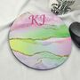 Personalised Rainbow Marble Mouse Mat, thumbnail 4 of 4