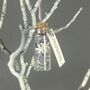 Miniature Silver Snowflakes Personalised Christmas Decoration, thumbnail 3 of 11