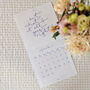 2022 Handwritten Quotes Calendar, thumbnail 4 of 8