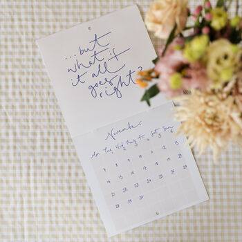 2022 Handwritten Quotes Calendar, 4 of 8