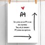 Personalised Poem For Daddy, Fathers Day Dad Print, thumbnail 5 of 5