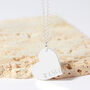 Personalised Special Date Silver Plated Heart Necklace, thumbnail 3 of 12