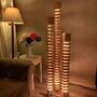 Echelon Handmade Wooden Floor Lamp: Modern Home Decor, thumbnail 6 of 10
