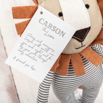 Carson The Lion From Birth Soft Toy, 3 of 6