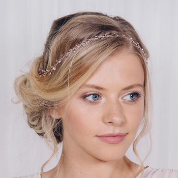 Simple Wedding Headband Or Hairvine Amy, 5 of 8