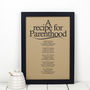Personalised Parent Print With Parenthood Poem, thumbnail 2 of 7