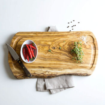 Natural Olive Wood Carving Board, 2 of 6