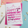 Happy First Mothers Day Card, thumbnail 3 of 3
