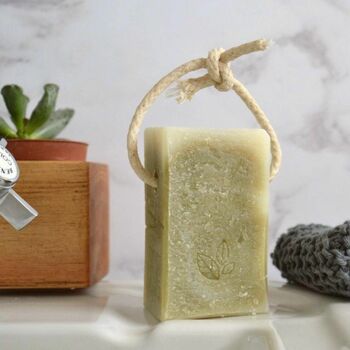 Tea Tree And Spirulina Soap On A Rope, 2 of 4