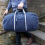 Personalised Canvas Holdall With Shoulder Strap, thumbnail 5 of 12