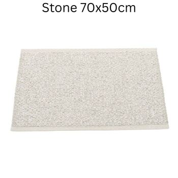 Bathroom, Kitchen Or Hall Mat In Metallic Washable Pvc, 3 of 8