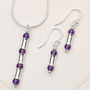 Amethyst Sterling Silver Jewellery Set, thumbnail 1 of 7