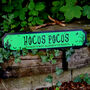 Personalised “Hocus Pocus” Halloween Street Sign, thumbnail 1 of 2