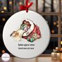 Personalised Christmas Decoration Robin Bauble, thumbnail 1 of 2