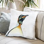 Inky Penguin Large Luxury Cushion And Pad, thumbnail 2 of 3
