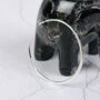 Large Sterling Silver Hoops, thumbnail 2 of 3