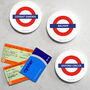 Official London Tube Stop Landmark Ceramic Coaster, thumbnail 1 of 3