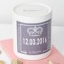 Personalised New Baby Keepsake Money Box, thumbnail 1 of 4