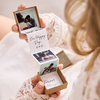 Personalised Wedding Memory Token Box, 2 of 3