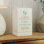 Personalised Baby Boy Small Wooden Urn, thumbnail 1 of 3