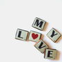 Valentine's 'Scrabble' Message Cookie Gift Set, thumbnail 4 of 5