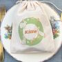 Personalised Easter Gift Bag With Seeds: Vintage Bunny Wreath, thumbnail 4 of 5