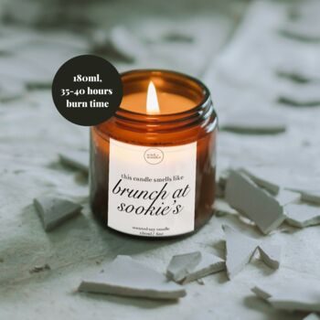 Brunch At Sookie's Candle + Matches, Gilmore Girls Gift, 2 of 11