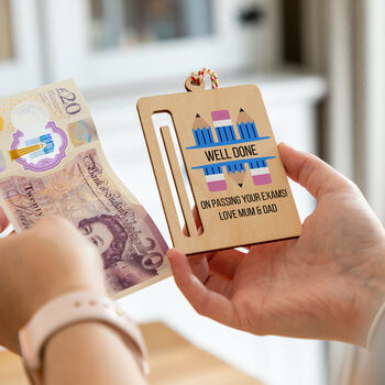 Personalised Well Done Exams Graduation Money Holder, 4 of 4