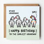 Fabulous Funny Birthday Card For Grandmother, thumbnail 1 of 4