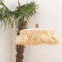 Natural Raffia And Woven Jute Pendant Light, thumbnail 1 of 8