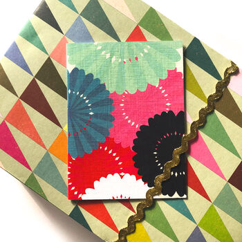 Mini Paper Fans Card, 3 of 5