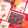 Christmas Card Bundle, Seven Illustrated Cards, thumbnail 2 of 8