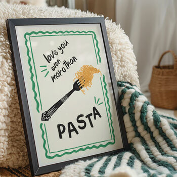 Pasta Lover Prints, Bookmarks And Card Gift Set, 8 of 8