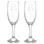 Personalised Anniversary Champagne Flutes, thumbnail 4 of 4