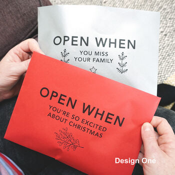 Open When Envelopes For Christmas Advent Calendar, 3 of 4