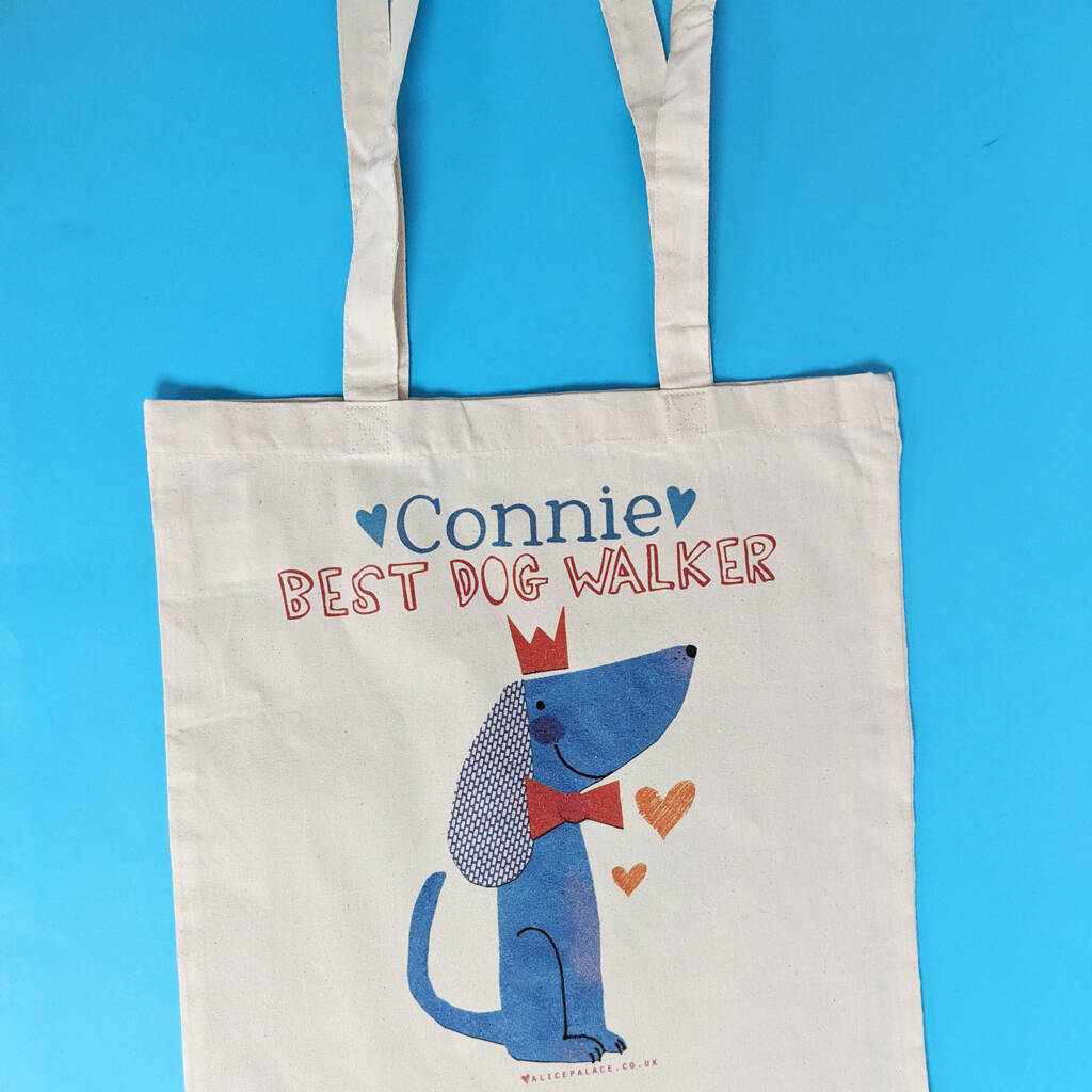 Personalized Tote Bag - Gift For Dog Lovers - Professional Dog Sitter - A  Gift Customized