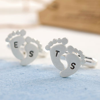 Personalised New Dad Cufflinks. New Dad Gift, 7 of 10