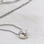 Tennis Ball Bead Necklace With Personalised Text, thumbnail 1 of 6