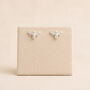Sterling Silver Bumble Bee Stud Earrings, thumbnail 3 of 7