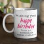 Social Distancing Happy Birthday Mug, thumbnail 1 of 2
