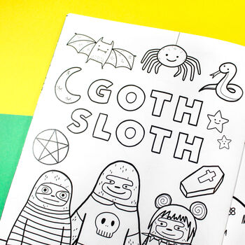 Sloth Colouring Book For Adults And Children, 4 of 9