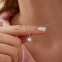 White Opal Northernstar Sterling Silver Necklace, thumbnail 4 of 12