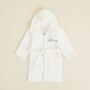 Personalised ‘Little And Loved’ Fleece Dressing Gown, thumbnail 1 of 4