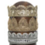 Silvie Silver Embellished Children's Crown, thumbnail 4 of 4