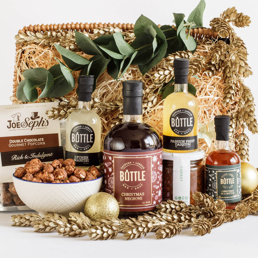 Christmas Hamper With Handcrafted Cocktails By Bottle Bar and Shop