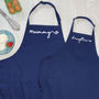 Mummy And Daughter Heart Apron Set, thumbnail 4 of 8