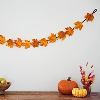 Felt Autumn Leaves Garland, 2 of 3